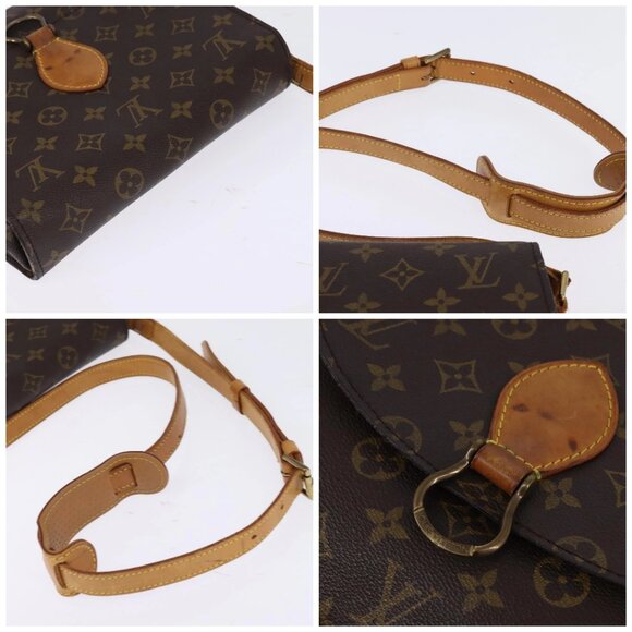 LOUIS VUITTON Monogram Saint Cloud GM Shoulder Bag M51242 LV Auth 147929 - Picture 16 of 16